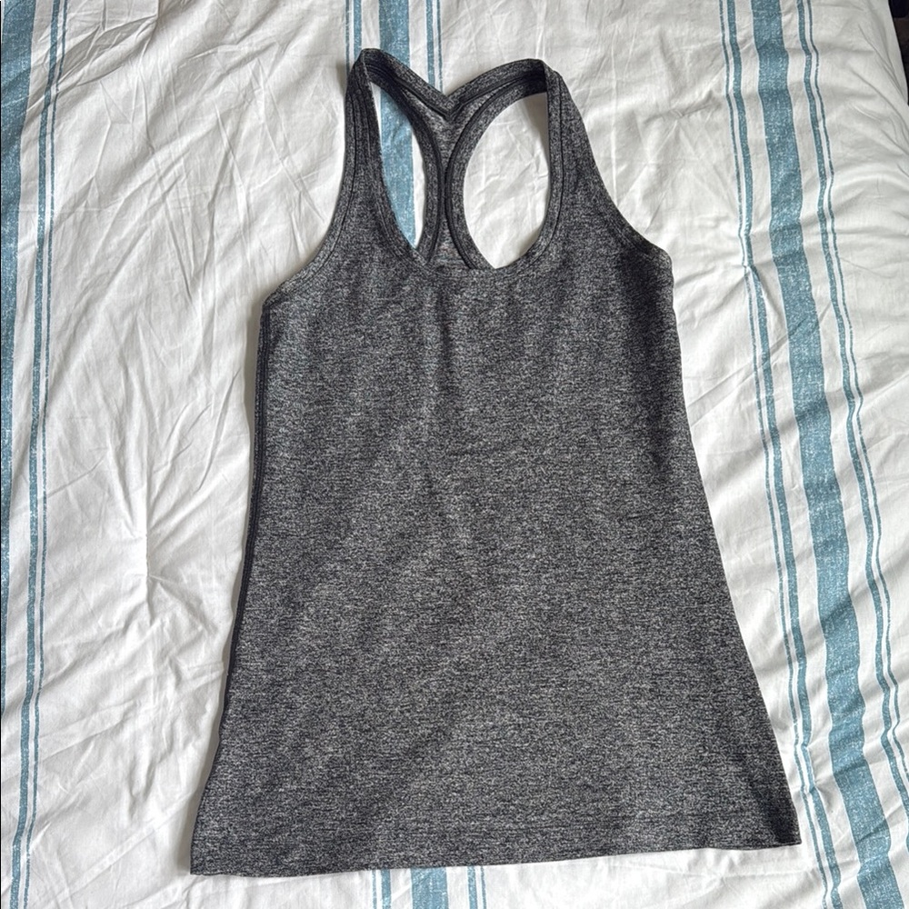 lululemon athletica gray Racerback Tank Top